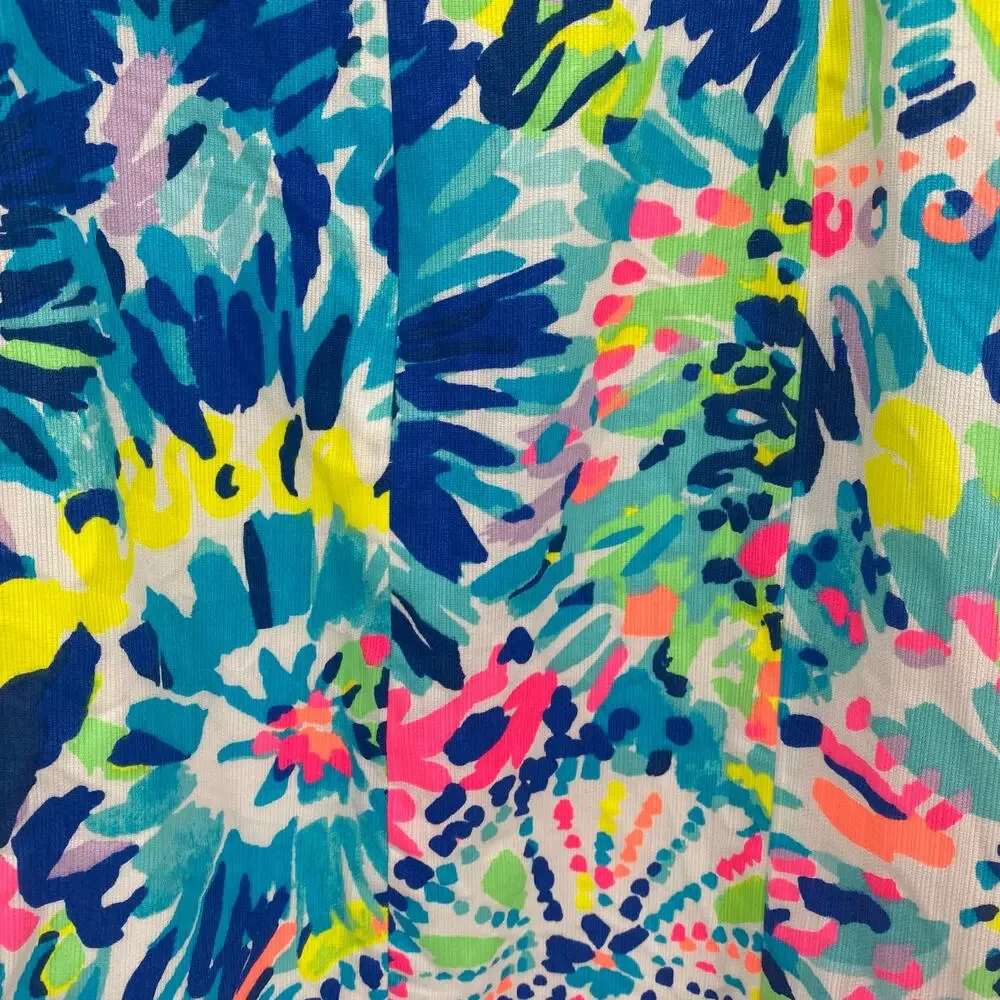 Lilly Pulitzer Women's Multi Dive Floral Colorful Adara Shift Dress Size 2